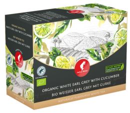 Julius Meinl Čaj Big Bags Bio White Earl Grey with Cucumber 20x3,25g