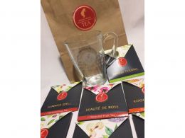 Darčekový set čaju Leaf Bags s hrnčekom