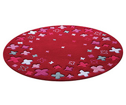 Detský koberec Bloom Filed červená ESP-2980-04