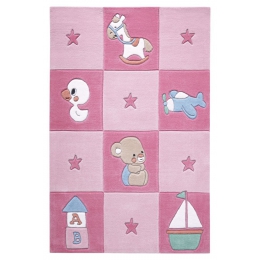 Detský koberec Newborn ružový 1 SM-3986-01 - 1 ks