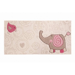 Detský koberec Happy Zoo Elephant ružový 3 SK-3342-04 - 1 ks