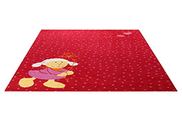 Detský koberec ovečka Schnugg 1 0524-05 červený