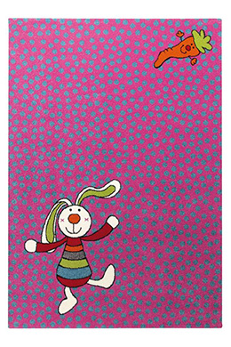 Detský koberec Rainbow Rabbit 1 SK-0523-03 fialový