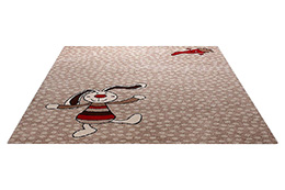 Detský koberec Rainbow Rabbit 5 SK-0523-04 hnedý
