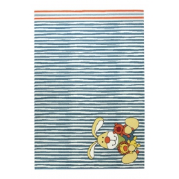 Detský koberec zajačik Semmel Bunny modrý 4 SK-0527-01 - 1 ks