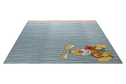 Detský koberec zajačik Semmel Bunny modrý 4 SK-0527-01