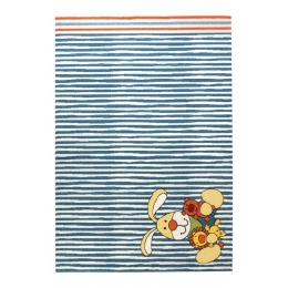 Detský koberec zajačik Semmel Bunny modrý 1 SK-0527-01 - 1 ks