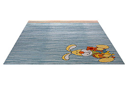 Detský koberec zajačik Semmel Bunny modrý 1 SK-0527-01