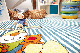 Detský koberec zajačik Semmel Bunny modrý 1 SK-0527-01