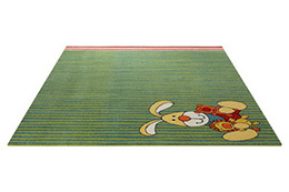 Detský koberec zajačik Semmel Bunny 3 SK-0527-02 zelený