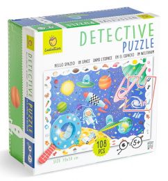 Detektívne puzzle s lupou Vesmír - 0 ks