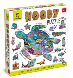 Ludattica Dřevěné puzzle Oceán