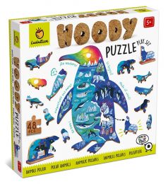 Ludattica Dřevěné puzzle Ledový oceán