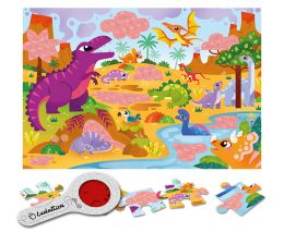 Puzzle XXL tajomstvo s lupou - Dinosaury - 0 ks Puzzle XXL tajomstvo s lupou - Dinosaury - 0 ks