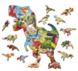 Drevené puzzle Dinosaurus