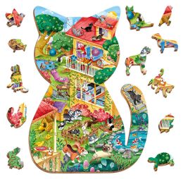 Drevené puzzle Domáce zvieratká