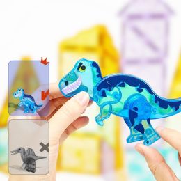 Magnetická stavebnica Dinosaury 48 ks