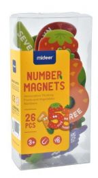 Magnetická čísla ovocie a zelenina - 1 ks Magnetická čísla ovocie a zelenina - 1 ks