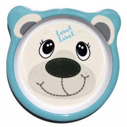 Melamínový tanier pre deti Ľadový medveď guľatý - 0 ks