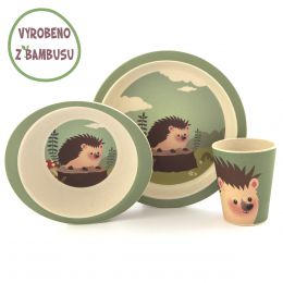 YUUNAA Sada nádobí - Ježek