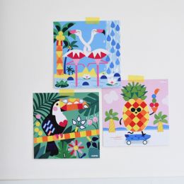 Kreatívne samolepkové karty - V džungli