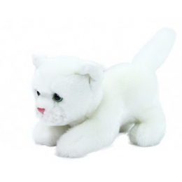 Plyšová mačka biela - 0 ks