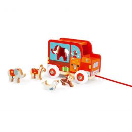 Vkladacie nákladiak so zvieratkami Cirkus - 1 ks