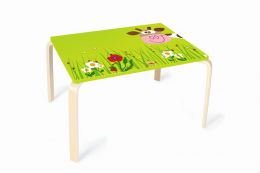 Drevený detský stôl Kravička - 1 ks