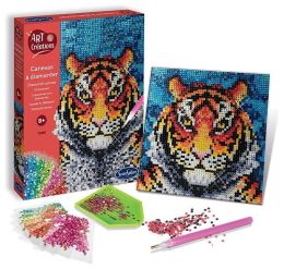 Kreatívna súprava Diamantové plátno - Tiger - 0 ks Kreatívna súprava Diamantové plátno - Tiger - 0 ks