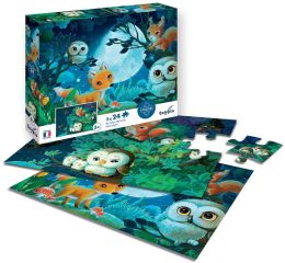 Puzzle Za mesačného svitu 2x24 kusov - 0 ks Puzzle Za mesačného svitu 2x24 kusov - 0 ks