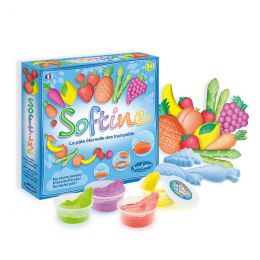 SentoSphere Softine Modelína s vykrajovátky - Ovoce a zelenina