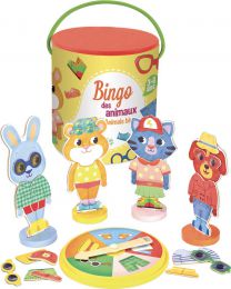 Drevené bingo - zvieratká - 1 ks
