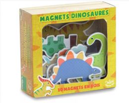 Drevené magnetky Dinosaury