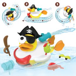 Yookidoo Kreativní plavací kachna - Pirát, hračka do vody