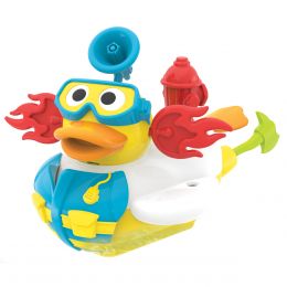 Kreatívne plávacie kačica - Hasič, hračka do vody