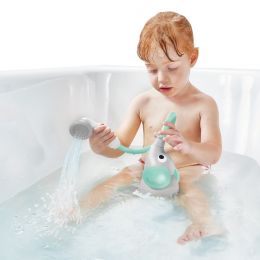 Detská sprcha Slon šedotyrkysový - hračka do vane