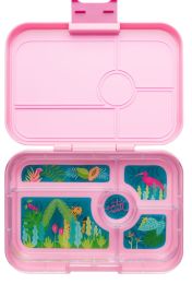 Yumbox Krabička na svačinu - svačinový box XL Tapas 5 - Capri Pink Jungle pastels