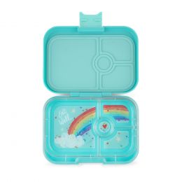 Yumbox Krabička na svačinu - svačinový box Panino - Misty Aqua Rainbow