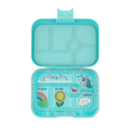 Yumbox Krabička na svačinu - svačinový box Original - Misty Aqua Unicorn