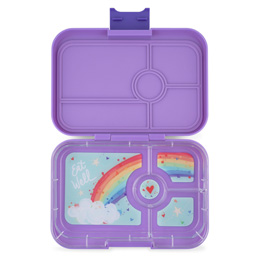 Krabička na desiatu - desiatový box XL Tapas 4 - Portofino Dreamy Purple Rainbow - 0 ks