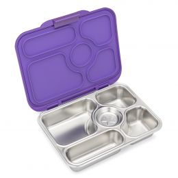 Yumbox Krabička na svačinu - svačinový box nerezový Presto RVS 5 - Remy Lavendel