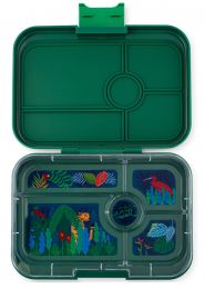 Yumbox Krabička na svačinu - svačinový box XL Tapas 5 - Greenwich Green Jungle