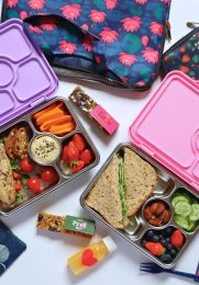 Krabička na desiatu - desiatový box nerezový Pret RVS 4 - Lavande Purple