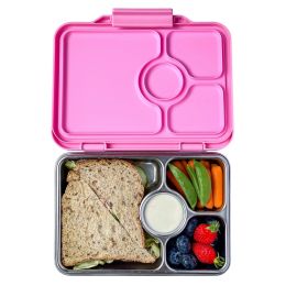 Krabička na desiatu - desiatový box nerezový Pret RVS 4 - Versailles Pink