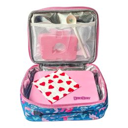 Krabička na desiatu - desiatový box nerezový Pret RVS 4 - Versailles Pink