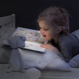 Detská čítacie lampička a nočné svetlo ovečka FIN - šedá