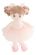 Látková bábika Little Ballerina - tmavé vlasy - 0 ks