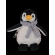 Prívesok na kľúče - kľúčenka tučniak sa šálom - 0 ks